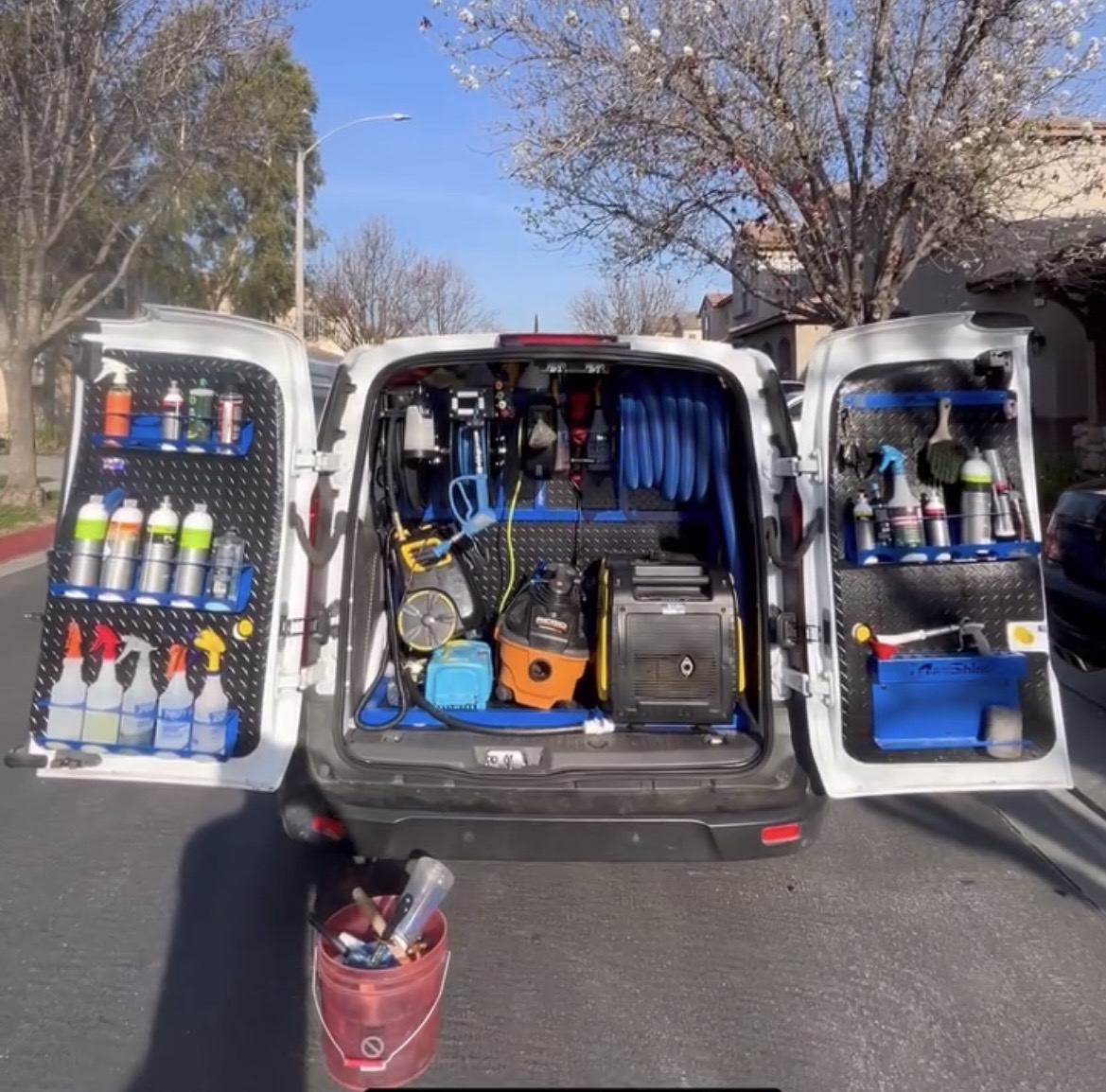 Krispy Mobile Detailing professional equipment setup